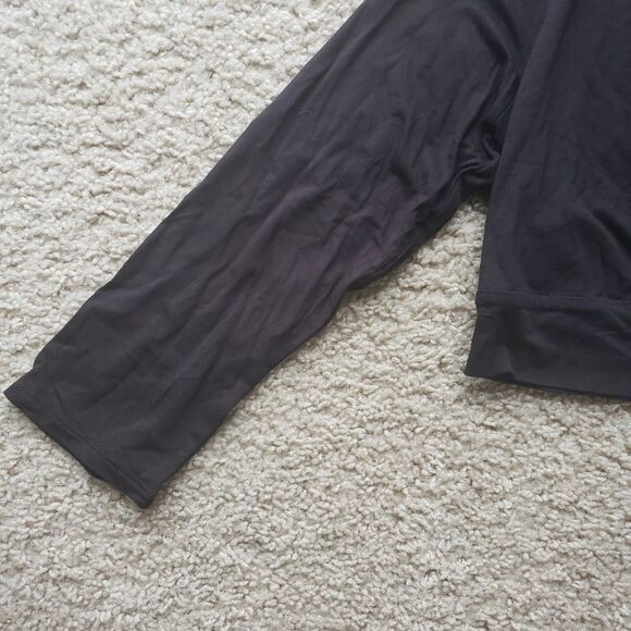 BCBGMaxAzria Black Long Sleeve Lace Crop Top NWT - Picture 5 of 9